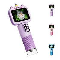 YMX MS01 Yamaxtech Electronics Microscope puissant pour enfants Kit scientifique avec lumière LED pour enfants Étudiant scolaire Apprentissage de la biologie