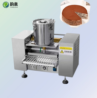 Machine à gâteaux et crêpes entièrement automatique multi-niveaux, 6 pouces, pour usage sur table en boulangerie, 220V/1110V, garantie 1 an