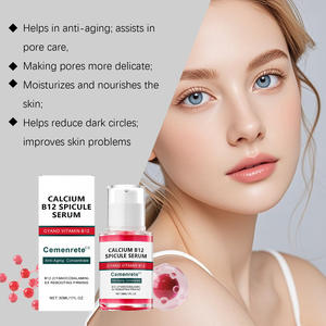Crème Sérum Spicules Roses Calcium B12 Éclaircissante Anti-Taches Réductrice <span class=keywords><strong>de</strong></span> <span class=keywords><strong>Pores</strong></span> Anti-Rides Améliore l'Élasticité <span class=keywords><strong>de</strong></span> la Peau Soin <span class=keywords><strong>de</strong></span> la Peau - Product Image 4