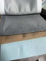 100% Polyester Home Textile Tissu de rideau occultant écologique avec nouvel emballage de rouleau de rembourrage tissé lourd Design