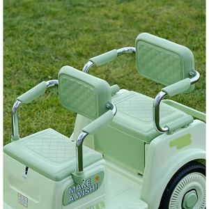 Nueva Motocicleta Eléctrica Triciclo para Niños de 2 Años con Batería de 6.7V, Doble Tracción y 2 Asientos, Gran Venta - Product Image 5