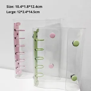 Álbum de Fotos Dream Academy con Doble Hebilla, Carcasa Transparente de PVC, Clip de Color, Hojas Sueltas, para Tarjetas, Álbum de Recortes, Diario - Product Image 3