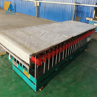 Presse hydraulique pour panneaux de grille en PRF moulés, machine de formage de panneaux de grille en fibre de verre pour plateformes industrielles et passerelles antidérapantes