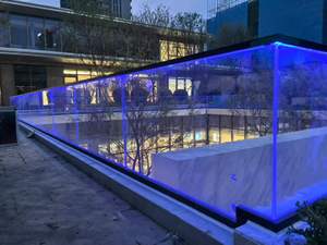 Toptan ucuz endüstriyel güvenlik zemin cam PVB şeffaf sertleştirilmiş lamine cam merdiven ve depo kullanımı için - Product Image 5