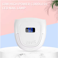 WELLSTRY – Séchoir à ongles LED portable à piles avec logo personnalisé, capteur automatique, lampes UV à double lumière, garantie 12 mois
