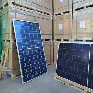 Panneau solaire bifacial de classe 16BB avec cadre en aluminium anodisé 450W-700W pour système de pompage - Product Image 1