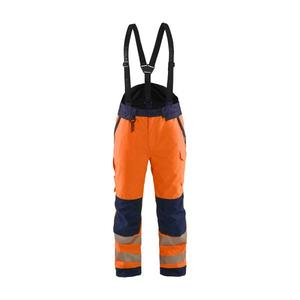 BLAKLADER - 1875197753895XL Pantalon d'hiver haute visibilité Orange/Bleu marine-EAN 7330509864487 HI-VIS WORKWEAR - Product Image 1