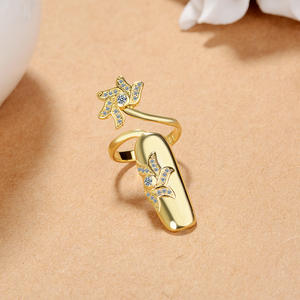 <span class=keywords><strong>แหวน</strong></span>แฟชั่นเล็บโลหะจากโรงงานจีน - Product Image 4