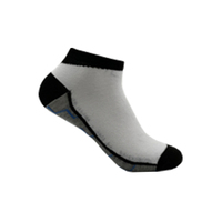 Chaussettes d'été respirantes gris clair Polyester/coton Style décontracté mince tricoté PESAIL pour les femmes grande saison d'hiver
