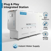 YONG GUAN, Fabricante Verificado, Mini Purificador de Agua para Plantas, Certificado CE ISO, Sistema Completo de Tratamiento por Ósmosis Inversa, 50-350L/h, 220V, 1 Año de Garantía