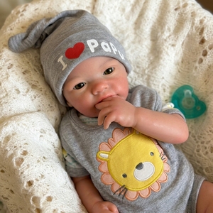 Muñeca Reborn Realista de 18 Pulgadas, Cuerpo Completo de Silicona Suave, Juguete de Bebé Recién Nacido con Aspecto <span class=keywords><strong>Real</strong></span> - Product Image 4