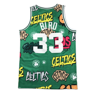 بالجملة قمصان كرة السلة الصيفية للرجال 7 Jaylen البني 0 Jayson Tatum 33 Larry Bird 34 Paul Pierce 5 Kevin Garnett Sets - Product Image 6