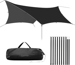 Hamac léger imperméable à l'eau, anti-pluie, housse de bâche, <span class=keywords><strong>tente</strong></span>, abri pour Camping, voyage en plein air - Product Image 1