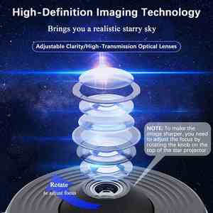 Galaxy <b>Projector</b> Planetarium Star 360 Degree Rotation <b>Projector</b> for Kids Adults Bedroom Ceiling Home Living Room Decor - Product Image 4