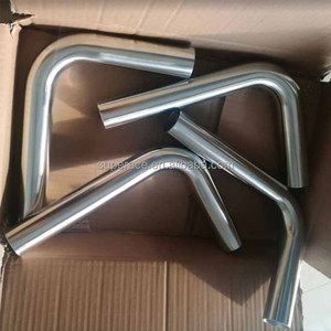 Tuyaux d'<span class=keywords><strong>échappement</strong></span> pliés sur mandrin, droits, à <span class=keywords><strong>45</strong></span> et 90 degrés, en acier inoxydable/aluminium/titane - Product Image 5