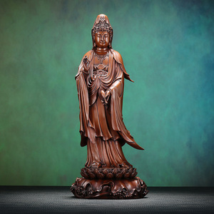 Estatua de Bronce de los Tres Santos Occidentales, Figura de Pie, Hecha a Mano, Escultura Decorativa de Cobre para el Hogar - Product Image 3