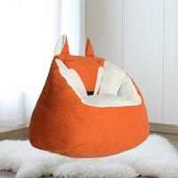 Confortable grands petits canapés paresseux couverture chaises chaise longue siège pouf canapé salon renard poufs