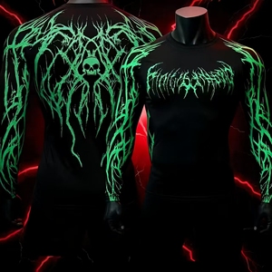 Ropa de Muay Thai para Hombre al por Mayor, Equipamiento Rushguard, MMA, Grappling, BJJ, Camiseta de Manga Larga Sublimada - Product Image 3