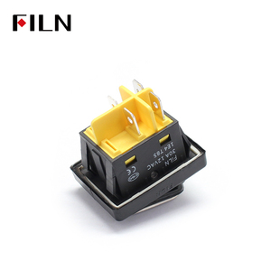 Filn kcd4 4pin IP67 30A Rocker chuyển đổi không thấm nước thép không gỉ ON-OFF Heavy Duty chia công tắc đèn cho máy pha cà phê - Product Image 5