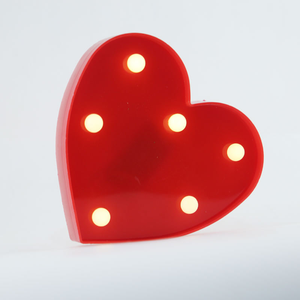 Luci LED a Forma di Lettere e Numeri 'Buon Compleanno' con Piccolo Cuore, Alimentate a Batteria, Luci per Proposte di Matrimonio di Piccole Dimensioni - Product Image 5