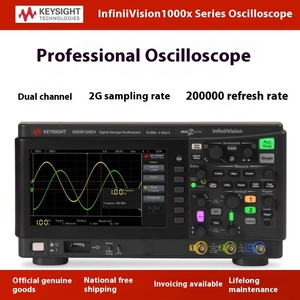 ออสซิลโลสโคปดิจิตอลแบบพกพา Keysight Dsox1202A ชนิด USB สองช่องสัญญาณ พร้อมหัววัด Edux1052A/G ผลิตภัณฑ์ประสิทธิภาพสูง - Product Image 2