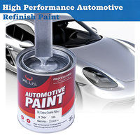 Peinture automobile en résine acrylique extra grossière argentée 1K, directement de l'usine, avec diluant assorti pour la réparation de carrosserie automobile