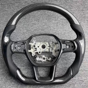 Volante Deportivo de Fibra de Carbono Perforada de Alta Calidad para <span class=keywords><strong>Honda</strong></span> <span class=keywords><strong>Civic</strong></span> 11ª Generación - Product Image 1