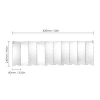 STARCAMP Pare-vent pliable en aluminium à 10 plaques pour réchaud de camping, portable, avec sac de transport en nylon pour l'escalade