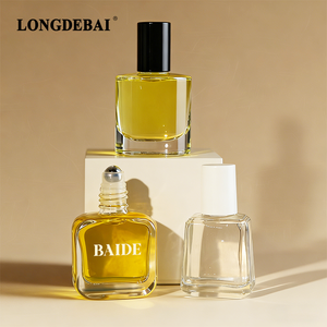 Transparent Portable Travel Portable Reusable Spray <b>Bottle</b> Square 5ml <b>10ml</b> 15ml 20ml Ball Bearing <b>Bottle</b> with Metal Cap - Product Image 5