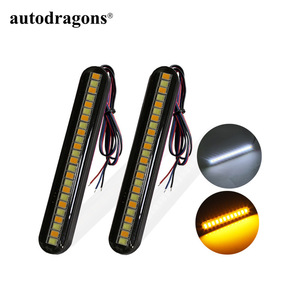 ไฟท้ายรถจักรยานยนต์แบบรวม 24 LED แถบไฟ LED ไฟเบรคหยุดสัญญาณไฟเลี้ยวสีแดงอำพัน - Product Image 4