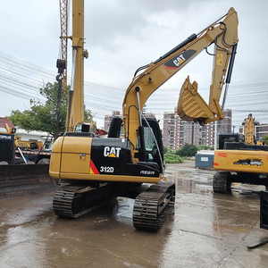 Excavadora CAT312D de 12 toneladas con cazo de excavación de 0.6m³ de capacidad, excavadora de cadenas usada modelo CAT312D - Product Image 5