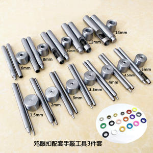 Outil de taraudage manuel ensemble de 3 pièces, poinçon à rivet, moule à bord inversé, installation de trous d'air, <span class=keywords><strong>ciseau</strong></span> 9 #-28 # - Product Image 1