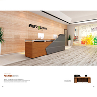 Bureau de réception moderne/comptoir de réception/réception