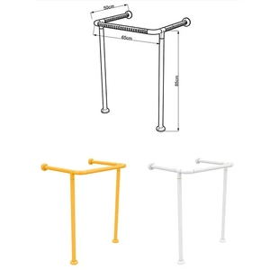 Deshabilitar la barra de agarre plegable Empuñaduras de mano Bañera Barra de agarre Manija Riel de agarre de baño para ancianos - Product Image 3