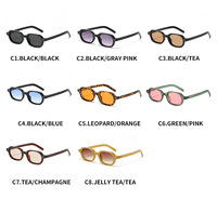 Lunettes de soleil en plastique à prix abordable, personnalisables avec logo, pour hommes, collection 2025, lunettes de luxe pour femmes, petites lunettes de soleil carrées