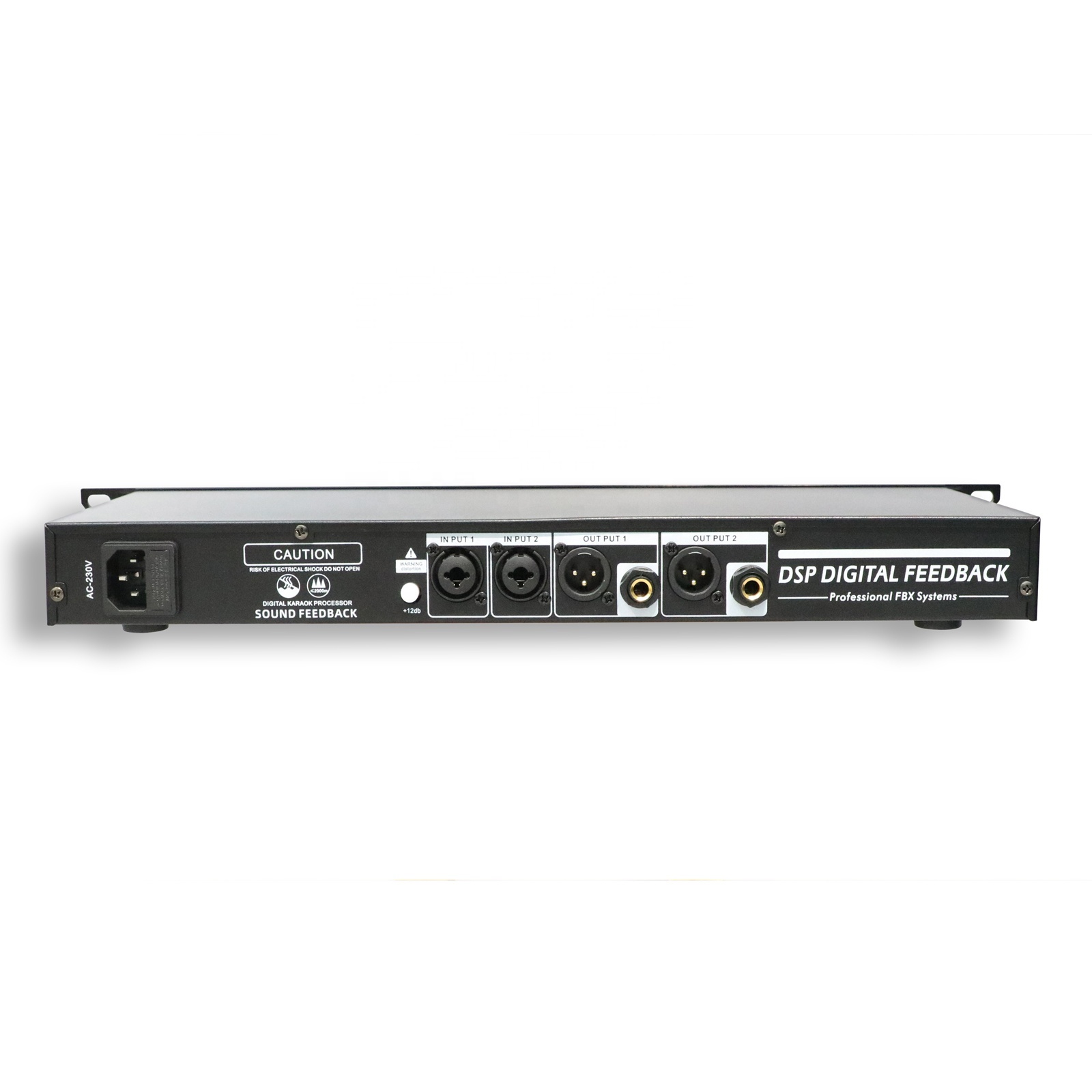 KTV Digital Effector Processeur Audio - Suppresseur Feedback, DSP Reverb, Bluetooth USB MP3, Modification Vocale Microphones