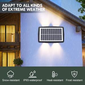 Lámparas Solares LED para Exteriores, Resistentes al Agua, de Pared, para Interiores y Exteriores, con Diseño Elegante, Venta al Por Mayor - Product Image 4