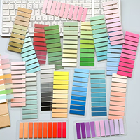 21 blocs de notes autocollantes en PET dégradé semi-transparents – Cadeau idéal pour le bureau
