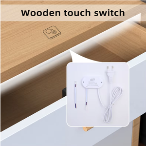 Interrupteur tactile à détecteur de mouvement pour armoire, 110V/220V, variateur de lumière caché pour éclairage LED <span class=keywords><strong>sous</strong></span> meuble en bois de 25 mm - Product Image 2