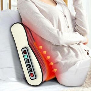 Portable dos soutien lombaire pétrissage oreiller masseur <span class=keywords><strong>coussin</strong></span> électrique chaleur cou épaule Shiatsu Massage oreiller - Product Image 2