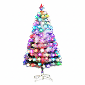 Para UL certificado 6FT/208T LED blanco Navidad copo de nieve accesorio de alta calidad con bisagras automático Artificial Set para decoración del hogar - Product Image 2