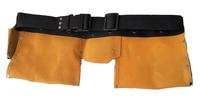 Sac à outils vintage en daim à 11 poches, robuste, avec ceinture réglable, ceinture porte-outils jaune, personnalisable pour homme