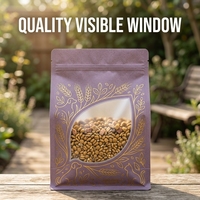 Sacs d'emballage pour aliments pour animaux de compagnie YOUYI, en aluminium et plastique, à fond plat, pour aliments pour chiens et chats de grande taille et jusqu'à 5 kg