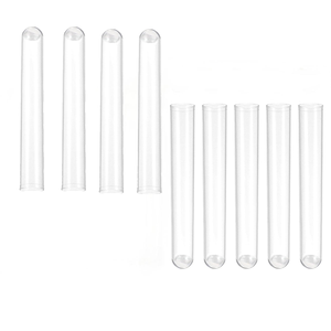 <span class=keywords><strong>Tubes</strong></span> à essai gradués avec bouchon en plastique PP, couvercles en caoutchouc, bouchons en liège de différentes tailles pour utilisation en laboratoire - Product Image 6