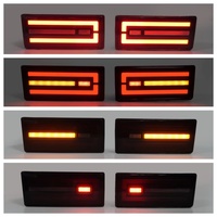 Accesorios para Auto YBJ, Reflector de Esquina, Luz Trasera de Freno para Landcruiser LC71/LC76/LC79 2022, Luz LED Roja para Parachoques Trasero de SUV, 12V, Garantía de 12 Meses
