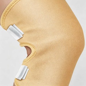 2 pièces de compresses pour genoux à l'huile de ricin, en coton biologique, personnalisables, avec sangle élastique - Product Image 3
