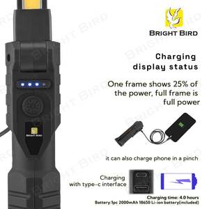 Яркая птица складной магнитный COB рабочий свет 310lm USB Перезаряжаемый светодиодный инспекционный фонарик с крюком для ремонта автомобиля Аварийный - Product Image 4