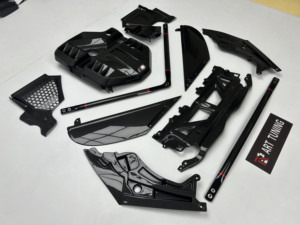 Kit intérieur en fibre de carbone sèche, couvercle de compartiment moteur, kit de remplacement 7 pièces pour BMW G80 M3 G82 M4 G83 G87 M2 S58 Moteur 2021+ - Product Image 3