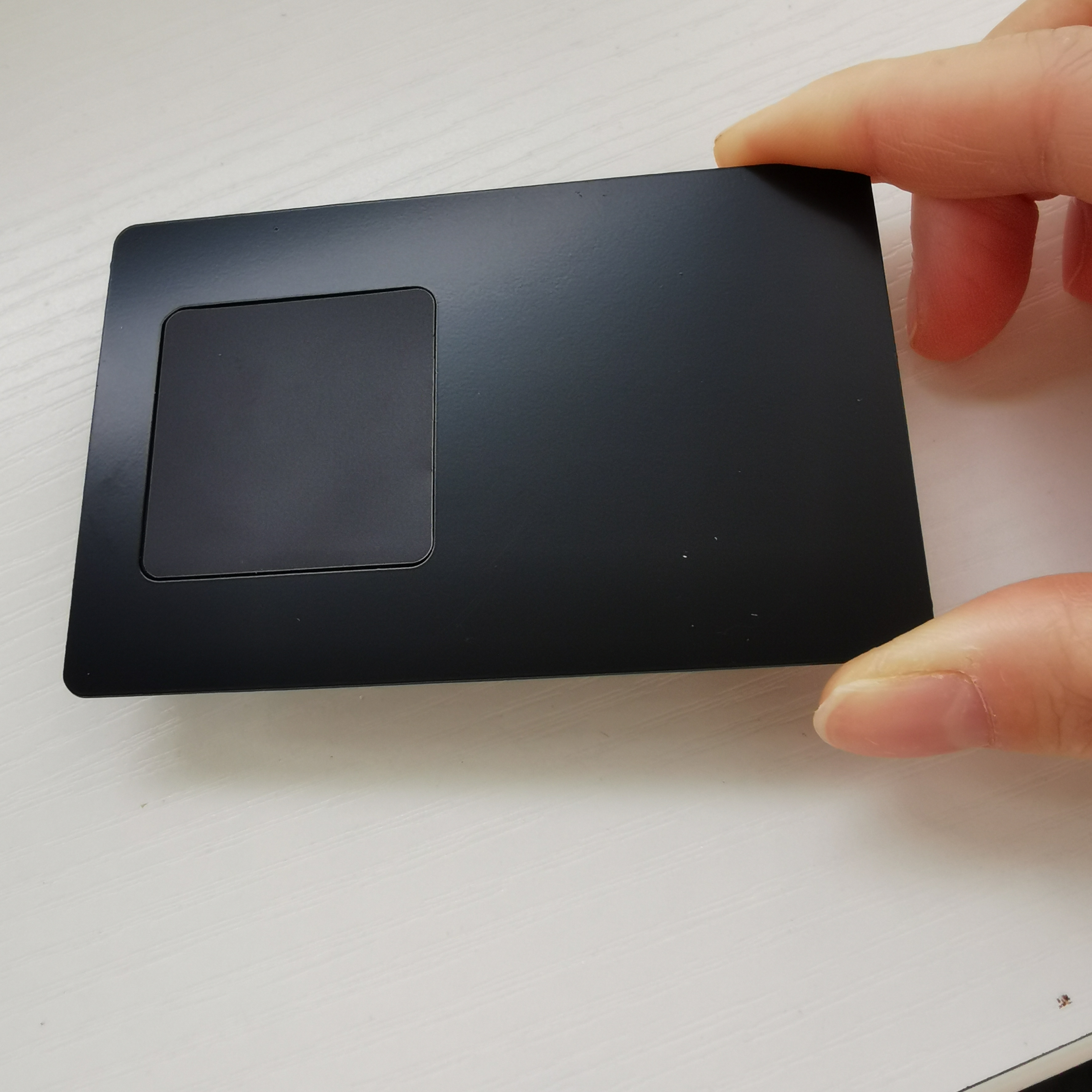 Negro con rectángulo