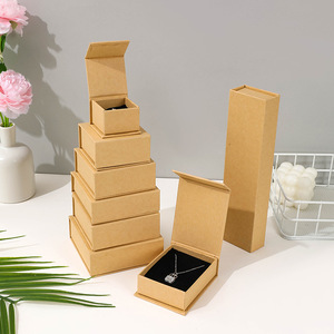 Biểu Tượng Tùy Chỉnh Nhiều Kích Thước Từ Đồ Trang Sức Bao Bì Hộp Quà Tặng Từ Hộp Giấy Vòng Cổ Bông Tai Bao Bì Hộp - Product Image 5